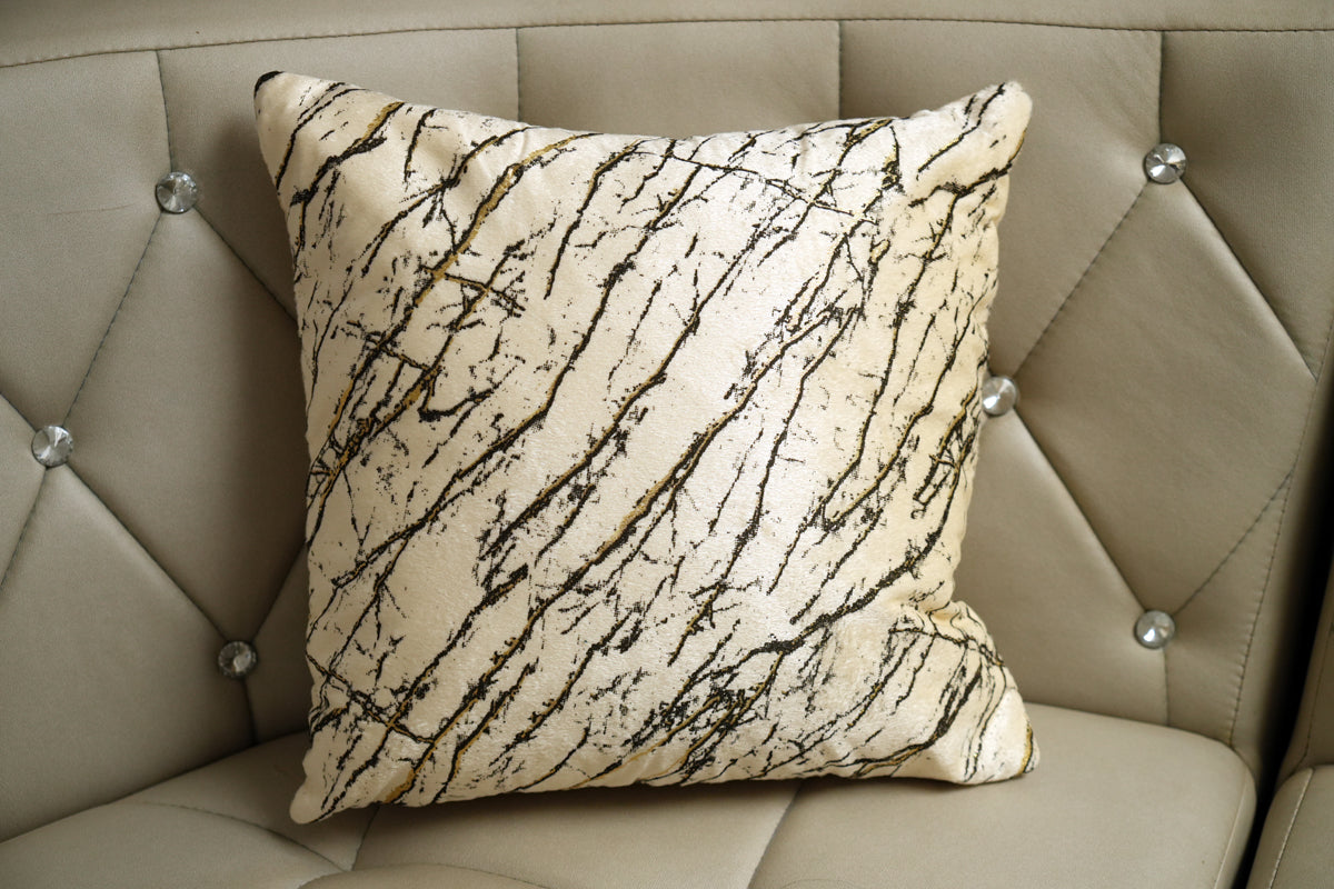 Golden Streaks Designer Cushion Covers
