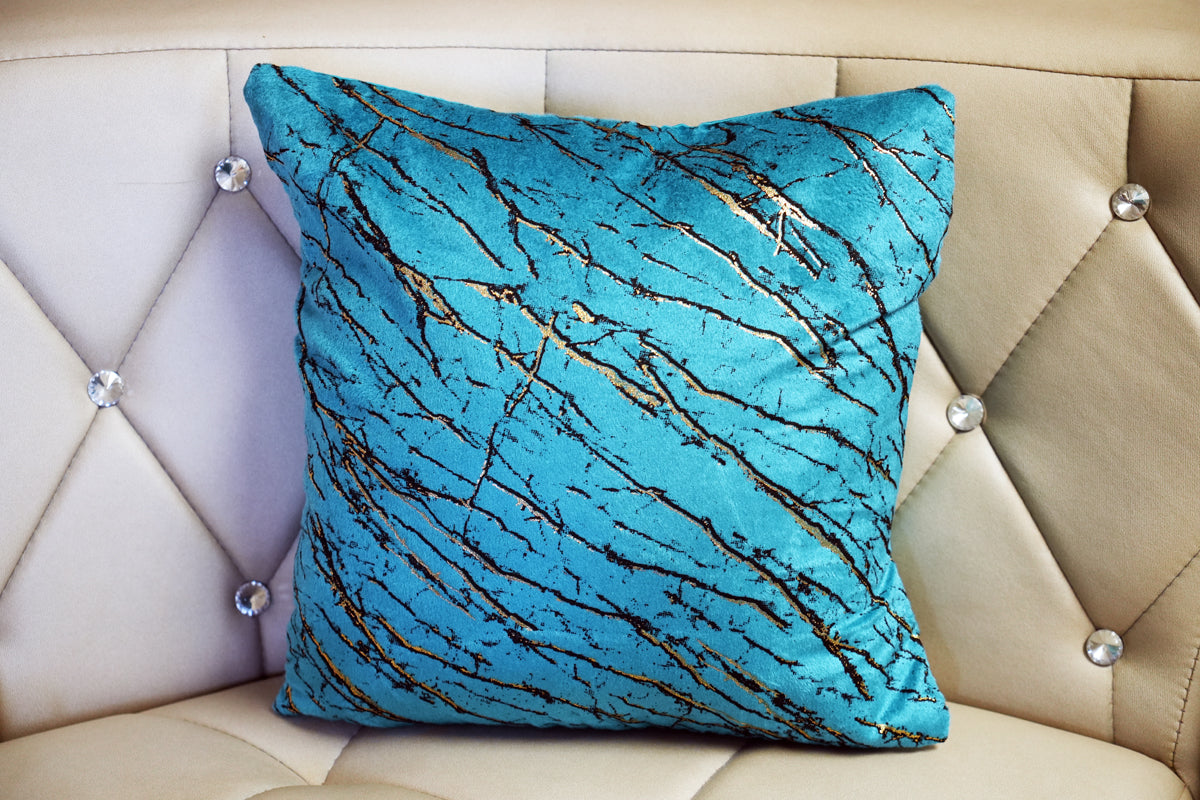 Golden Streaks Designer Cushion Covers