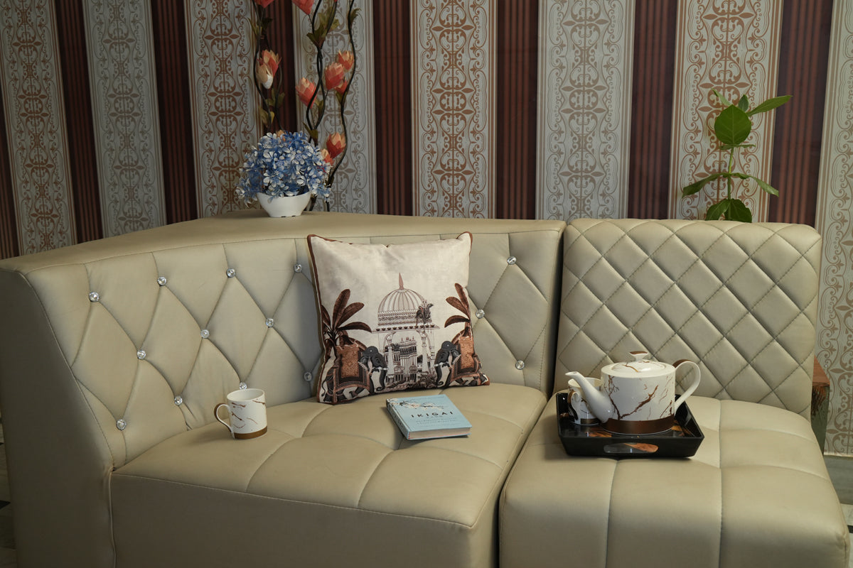Elephant Royale Cushion Cover – Heritage Print