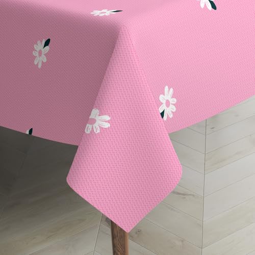 Brushed Microfiber Cotton Printed Tablecloth (6 Seater)