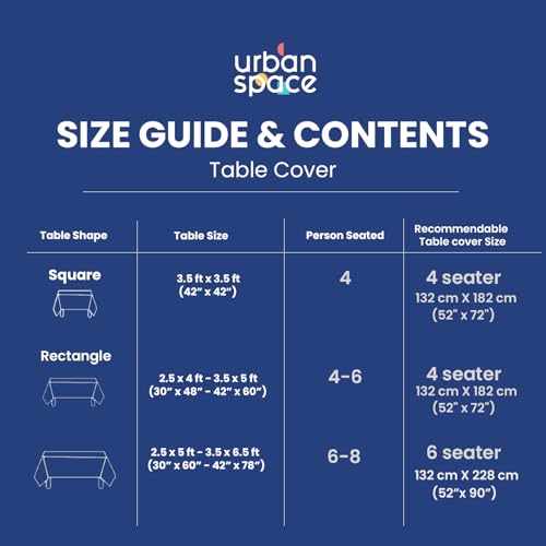 Premium Water & Stain Resistant Floral Dining Table Cover (Linen-Blend, 300 GSM)