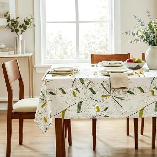 Block Print Cotton Tablecloth (Bohemian Floral)
