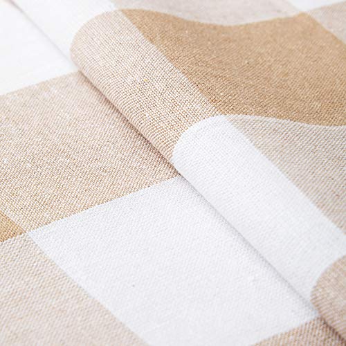 Yarn-Dyed Cotton Checks & Stripes Tablecloth (200 GSM)