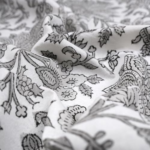 Jaipuri Hand Block Print Cotton Tablecloth (Handcrafted Floral)