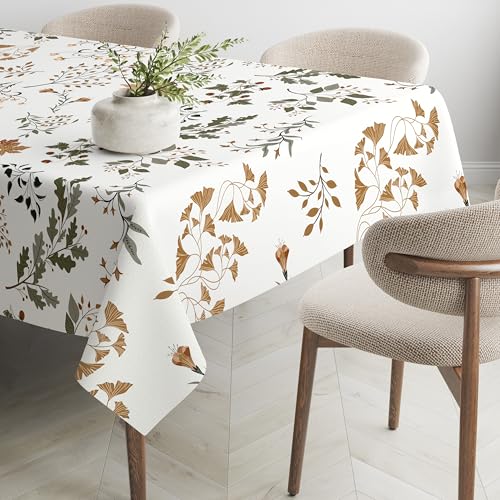 Brushed Microfiber Cotton Printed Tablecloth (6 Seater)