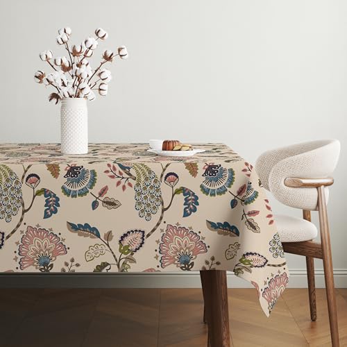 Brushed Microfiber Cotton Printed Tablecloth (6 Seater)