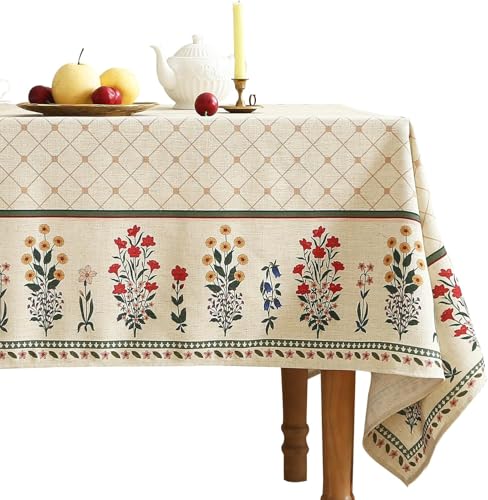 Premium Soft European Fabric Frill Dining Table Cover (6 Seater)