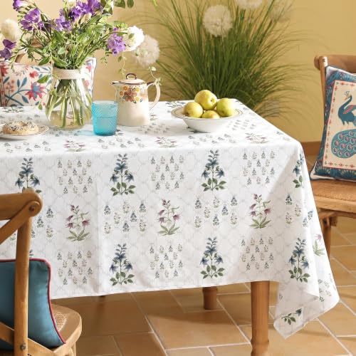 Premium Soft European Fabric Frill Dining Table Cover (6 Seater)
