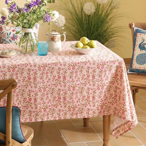 Premium Soft European Fabric Frill Dining Table Cover (6 Seater)