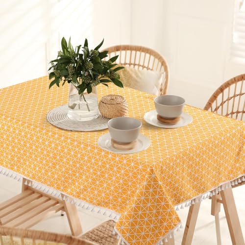 100% Cotton Printed Tablecloth with Tassels (Boho)
