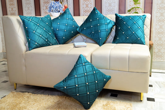 Pearl Teal Cushion Cover