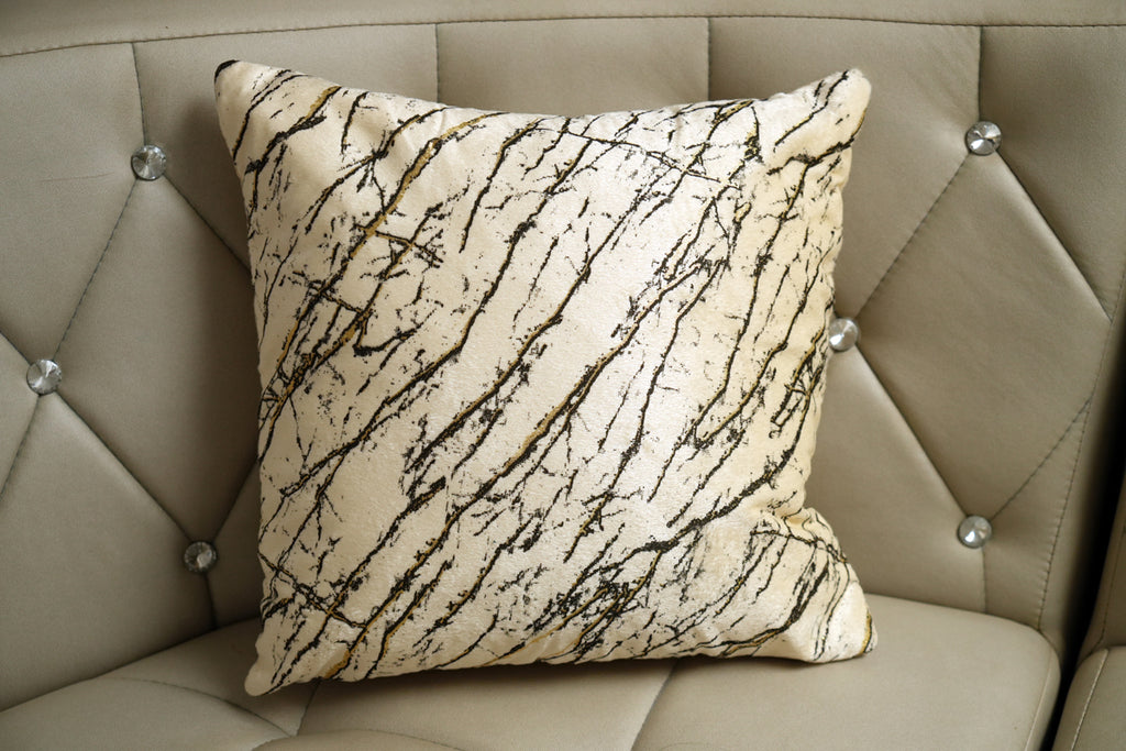 Golden Streaks Designer Cushion Covers