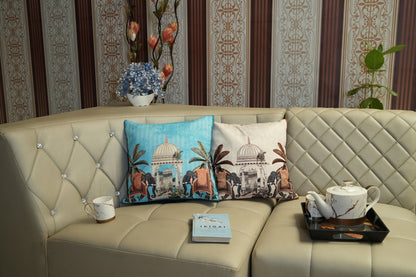 Elephant Royale Cushion Cover – Heritage Print