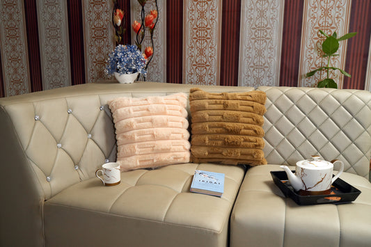 Golden Hour Cushion Cover – Faux Fur