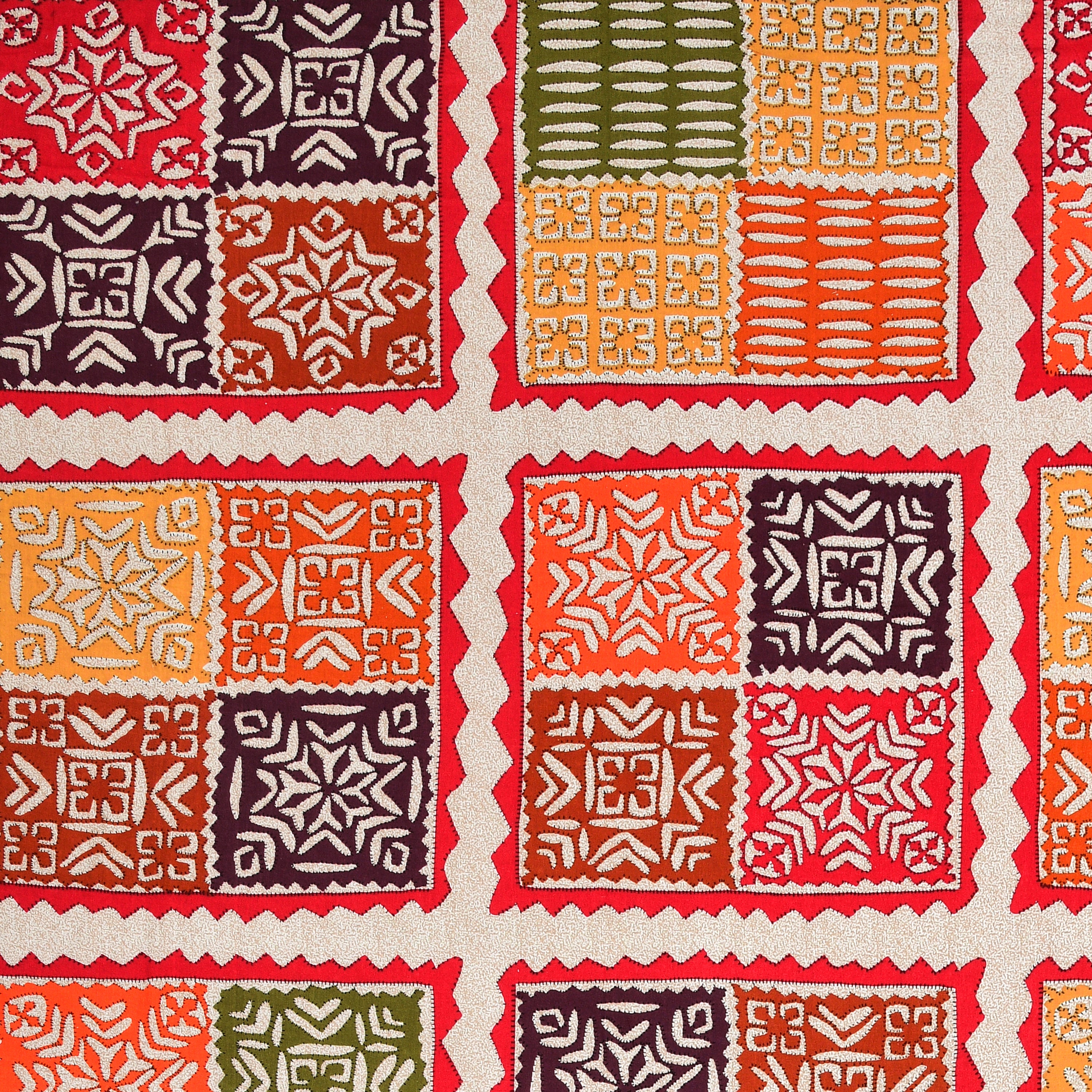 Vibrant Patchwork Charm Cotton Bedsheet