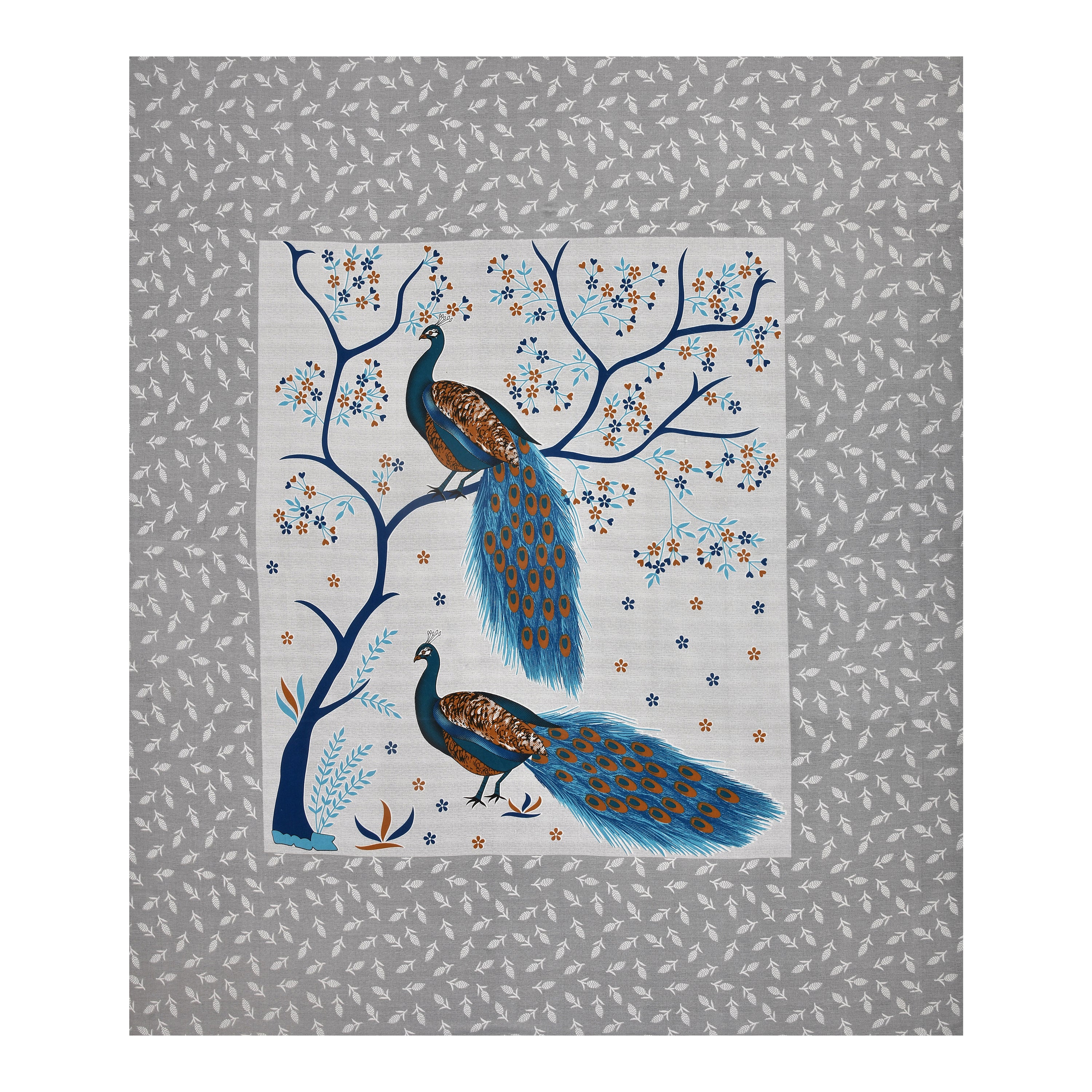 Royal Peacock Cotton Bedsheet