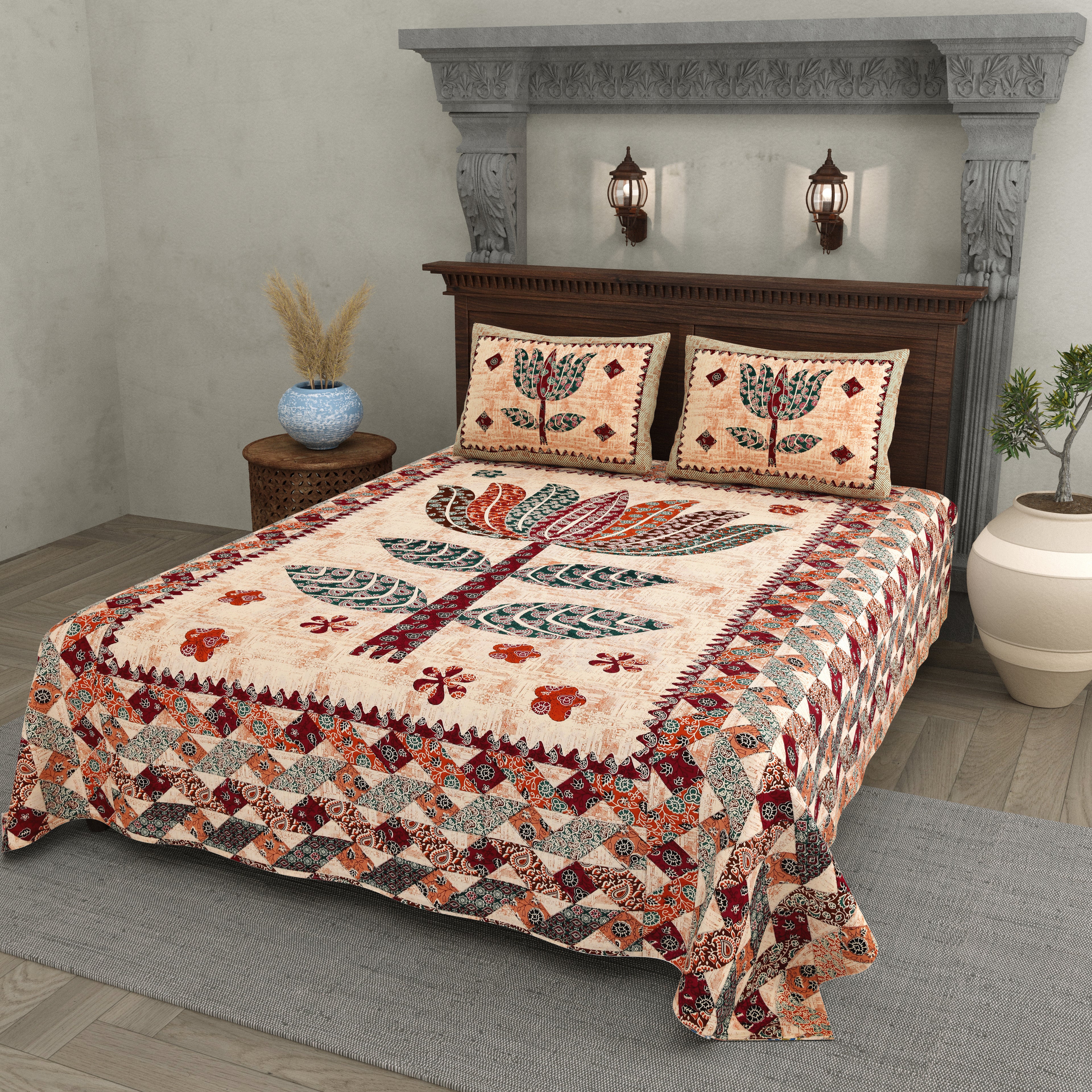 Eternal Tree Cotton Bedsheet