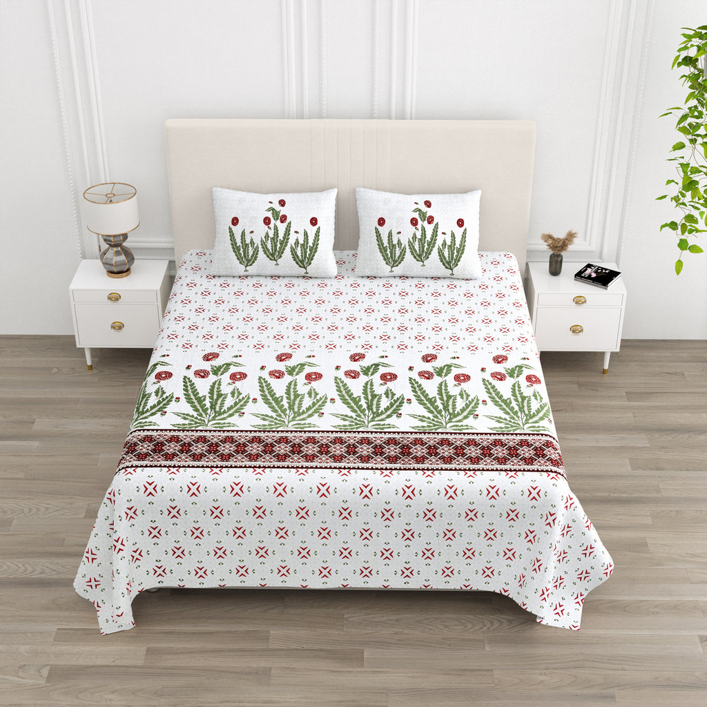 Forest Fern Super King Size Bedsheet