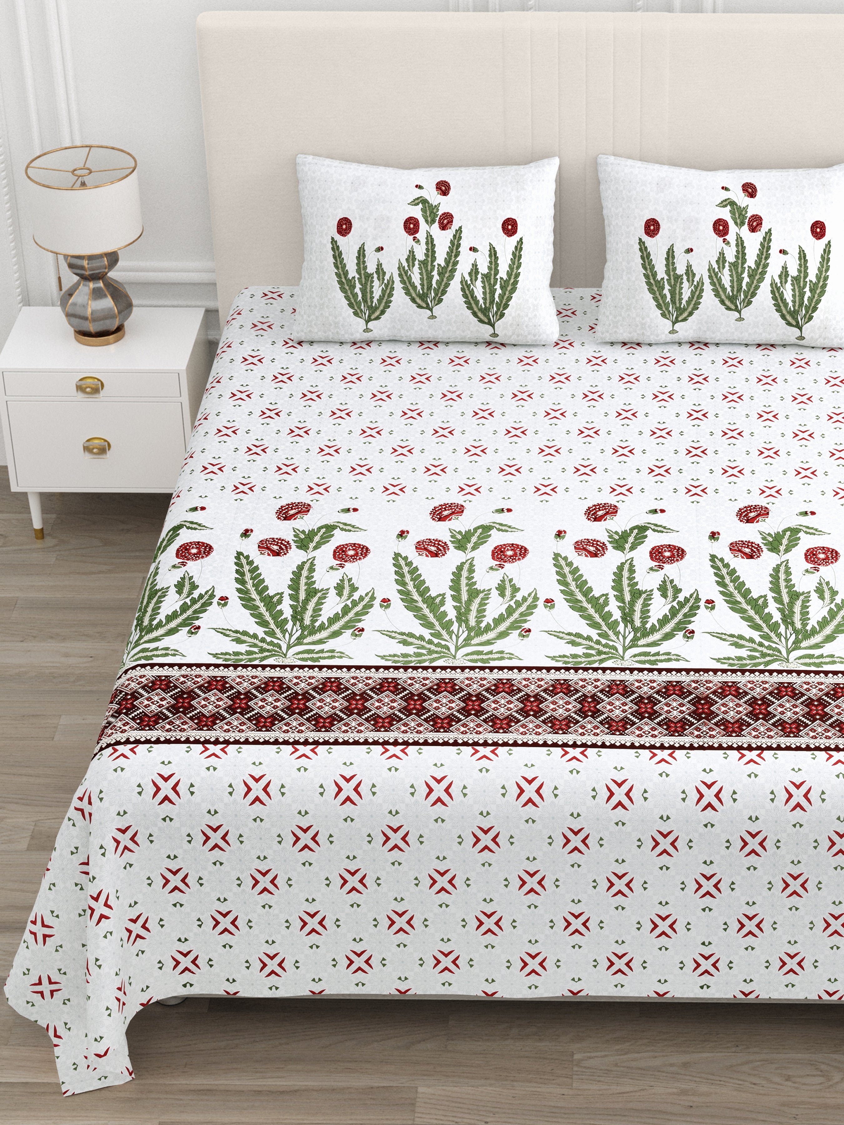Forest Fern Super King Size Bedsheet