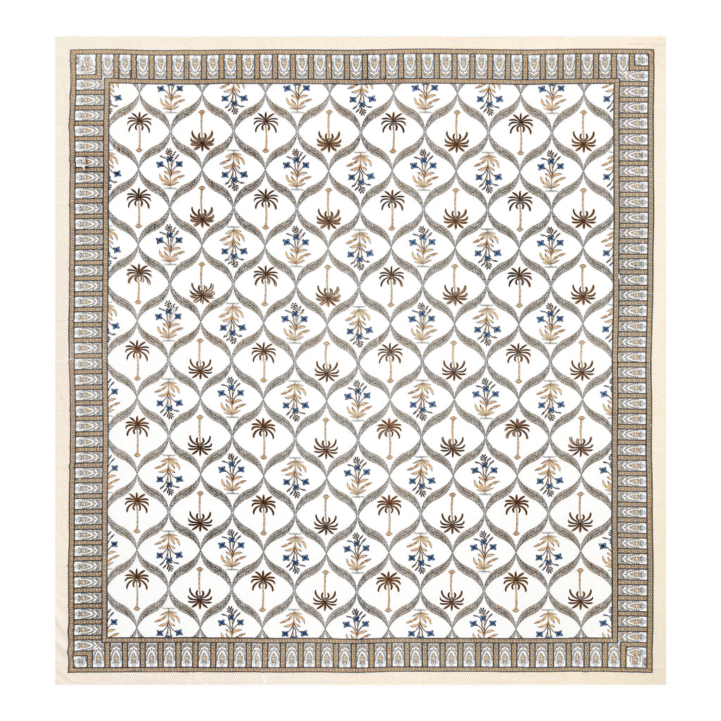 Royal Palm Lattice King Size Bedsheet