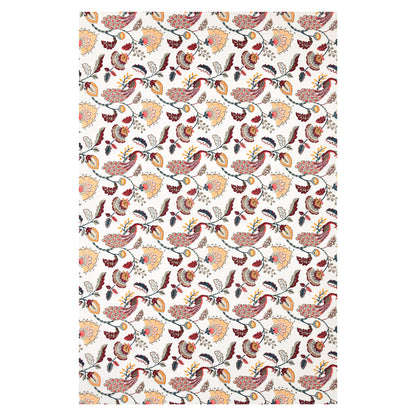 Royal Peacock & Floral Single Bedsheet