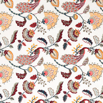Royal Peacock & Floral Single Bedsheet