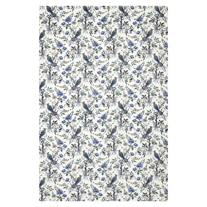 Blue Blossom Bird & Floral Single Bedsheet